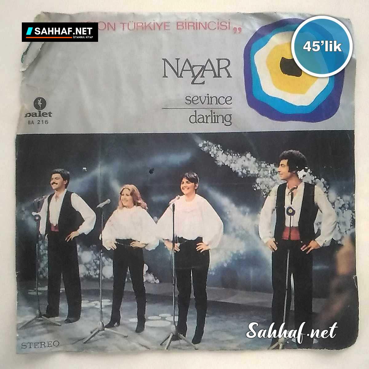 NAZAR – Sevince – Darling – 45lik Plak Sahhaf.Net Film Müzik