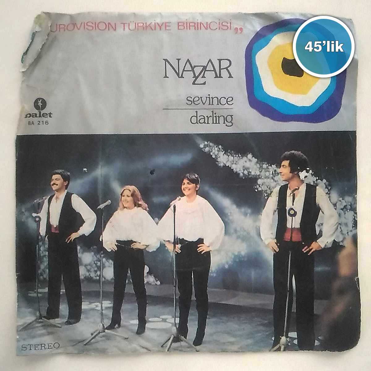 NAZAR - Sevince - Darling - 45lik Plak 1 NAZAR - Sevince - Darling - 45lik Plak