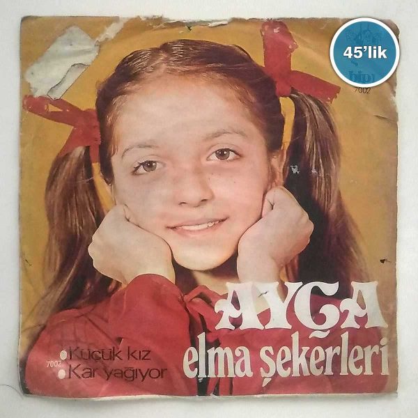 AYÇA VE ELMA ŞEKERLERİ - Küçük Kız - Kar Yağıyor - 45lik Plak 54 AYÇA VE ELMA ŞEKERLERİ – Küçük Kız – Kar Yağıyor – 45lik Plak