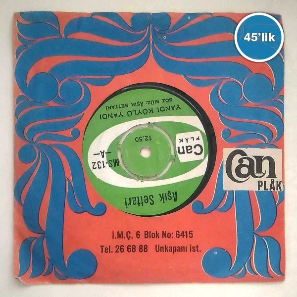 AŞIK SETTARİ - Yandı Köylü Yandı - Açlığa Çare - 45lik Plak 52 AŞIK SETTARİ – Yandı Köylü Yandı – Açlığa Çare – 45lik Plak