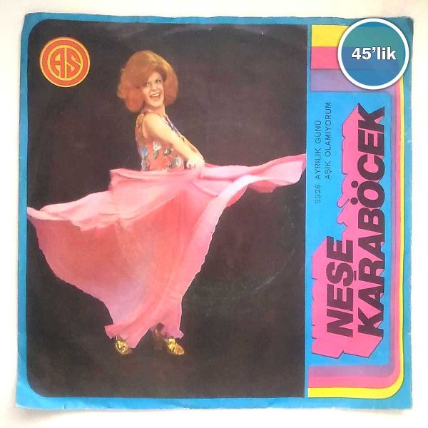 NEŞE KARABÖCEK - Ayrılık Günü - Aşık Olamıyorum - 45lik Plak 50 NEŞE KARABÖCEK – Ayrılık Günü – Aşık Olamıyorum – 45lik Plak