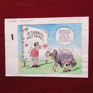 MESUT YAVUZ ORİJİNAL KARİKATÜR 30x21 9 MESUT YAVUZ ORİJİNAL KARİKATÜR 30×21