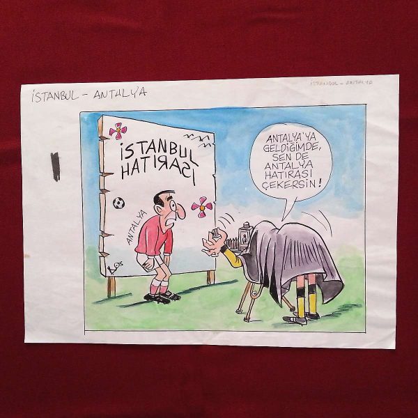 MESUT YAVUZ ORİJİNAL KARİKATÜR 30x21 56 MESUT YAVUZ ORİJİNAL KARİKATÜR 30×21