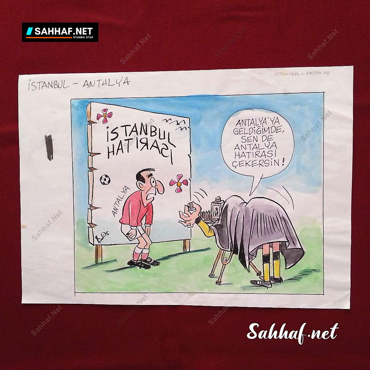 S0905 MESUT YAVUZ ORIJINAL KARIKATUR Efemera