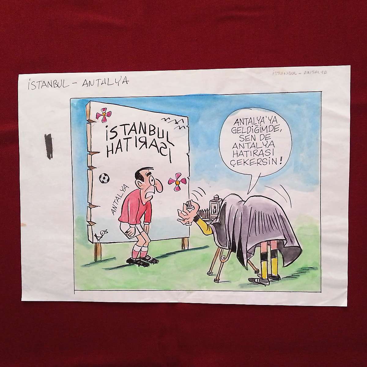 MESUT YAVUZ ORİJİNAL KARİKATÜR 30x21 1 MESUT YAVUZ ORİJİNAL KARİKATÜR 30x21