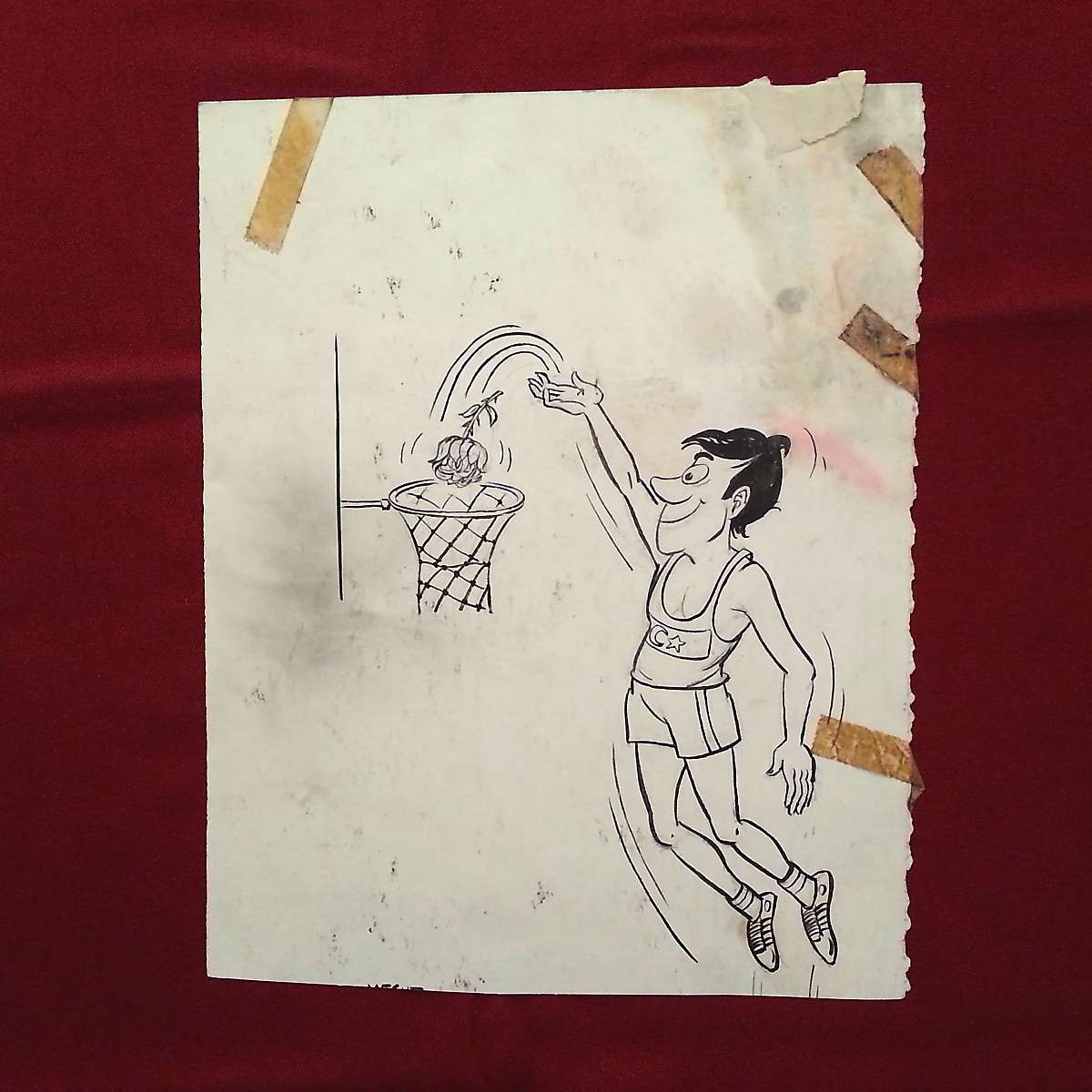 MESUT YAVUZ İMZALI ORİJİNAL KARİKATÜR 22x27 1 MESUT YAVUZ İMZALI ORİJİNAL KARİKATÜR 22x27