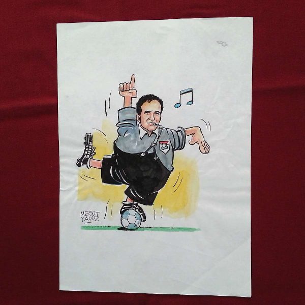 MESUT YAVUZ İMZALI ORİJİNAL KARİKATÜR 21x30 54 MESUT YAVUZ İMZALI ORİJİNAL KARİKATÜR 21×30