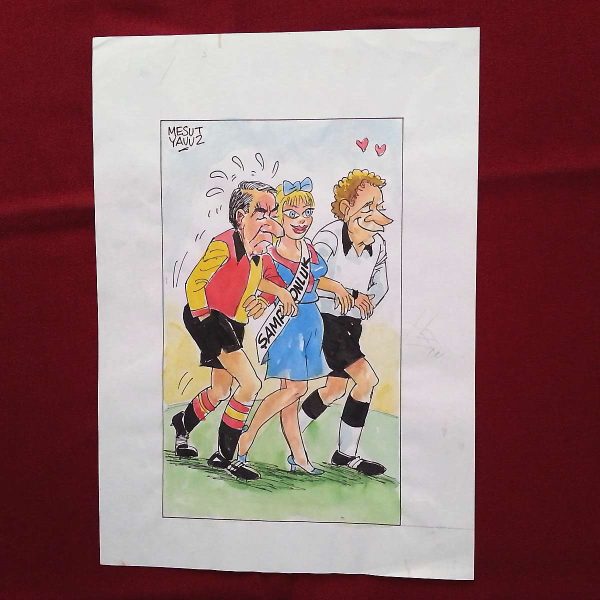 MESUT YAVUZ ORİJİNAL KARİKATÜR 21x30 53 MESUT YAVUZ ORİJİNAL KARİKATÜR 21×30