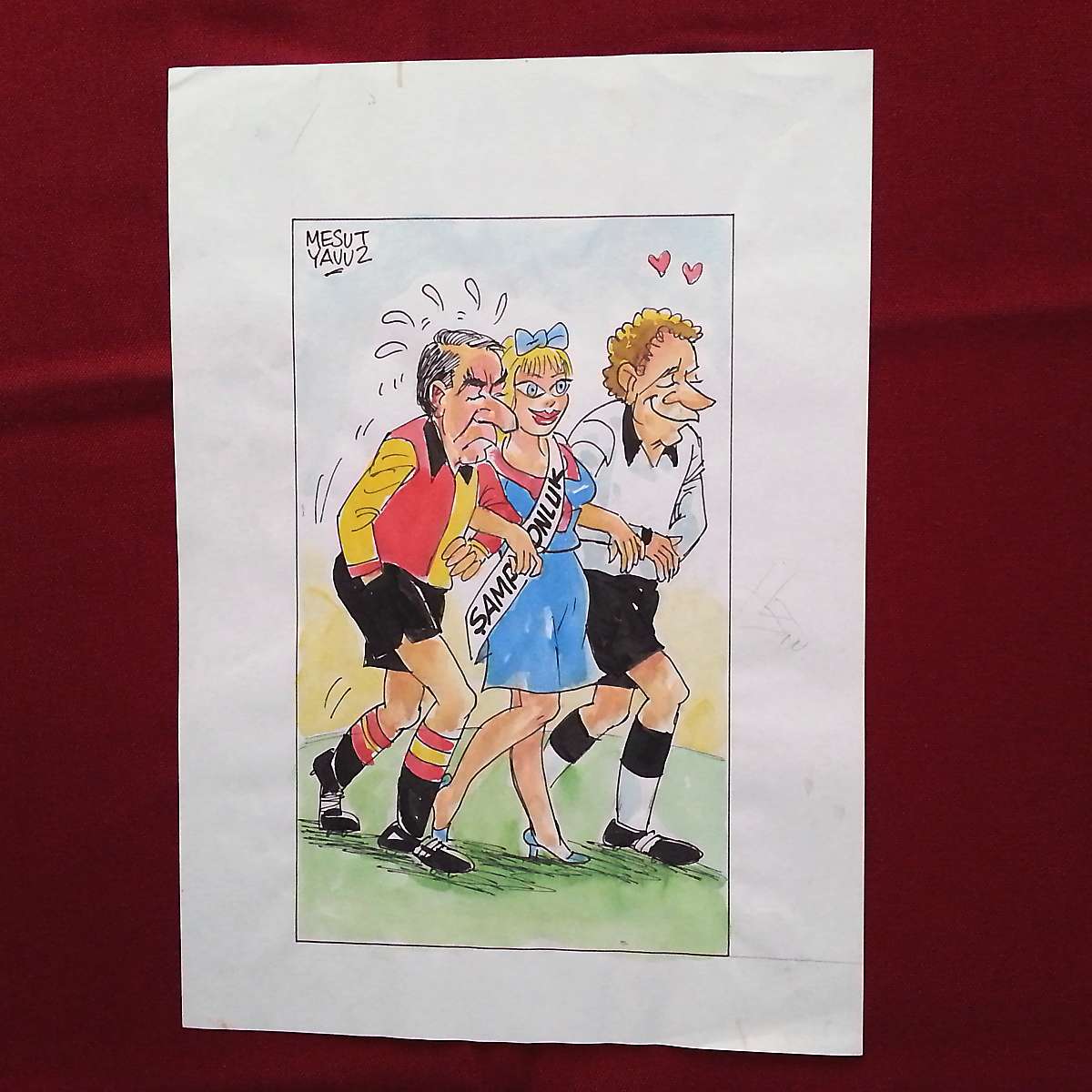 MESUT YAVUZ ORİJİNAL KARİKATÜR 21x30 1 MESUT YAVUZ ORİJİNAL KARİKATÜR 21x30