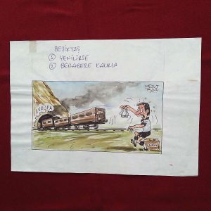 MESUT YAVUZ İMZALI ORİJİNAL KARİKATÜR 30x21 4 MESUT YAVUZ İMZALI ORİJİNAL KARİKATÜR 30×21