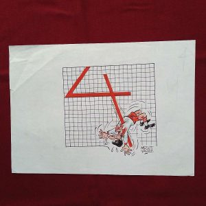 MESUT YAVUZ İMZALI ORİJİNAL KARİKATÜR 30x21 7 MESUT YAVUZ İMZALI ORİJİNAL KARİKATÜR 30×21