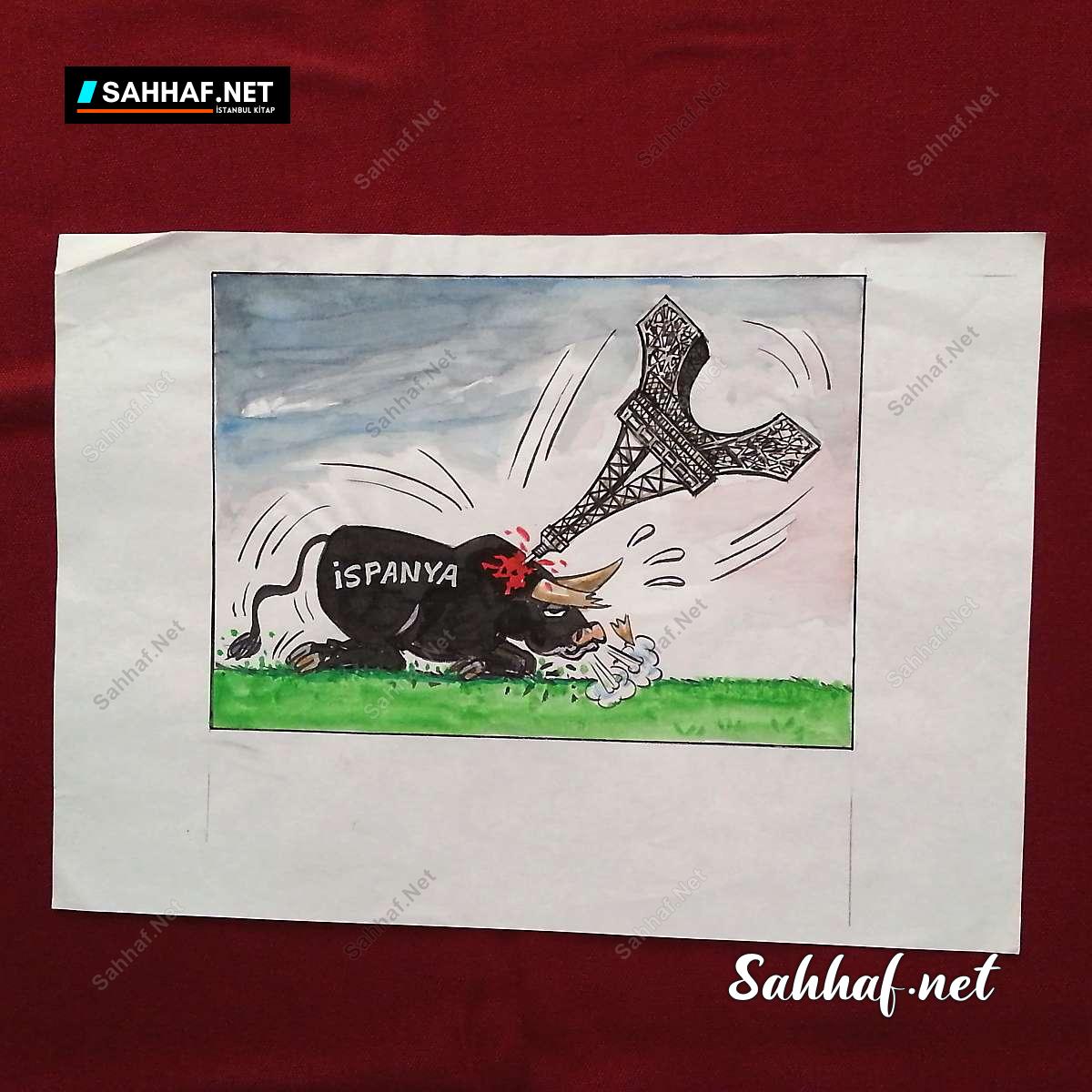 S0914 MESUT YAVUZ ORIJINAL KARIKATUR Efemera