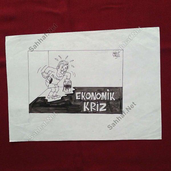 MESUT YAVUZ İMZALI ORİJİNAL KARİKATÜR Sahhaf.Net Kitap Dergi Efemera 2