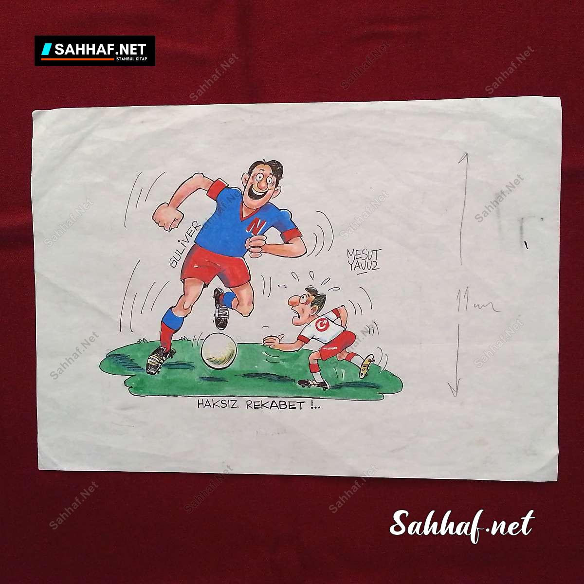 MESUT YAVUZ İMZALI ORİJİNAL KARİKATÜR 370 S0919 MESUT YAVUZ IMZALI ORIJINAL KARIKATUR Efemera MESUT YAVUZ İMZALI ORİJİNAL KARİKATÜR