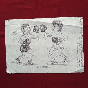 MESUT YAVUZ İMZALI ORİJİNAL KARİKATÜR 30x21 7 MESUT YAVUZ İMZALI ORİJİNAL KARİKATÜR 30×21