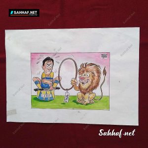 MESUT YAVUZ İMZALI ORİJİNAL KARİKATÜR 30x21 6 MESUT YAVUZ İMZALI ORİJİNAL KARİKATÜR 30×21