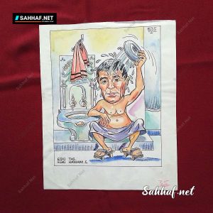 MESUT YAVUZ İMZALI ORİJİNAL KARİKATÜR 21x16 12 MESUT YAVUZ İMZALI ORİJİNAL KARİKATÜR 21×16