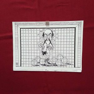 MESUT YAVUZ İMZALI ORİJİNAL KARİKATÜR 24x17 2 MESUT YAVUZ İMZALI ORİJİNAL KARİKATÜR 24×17