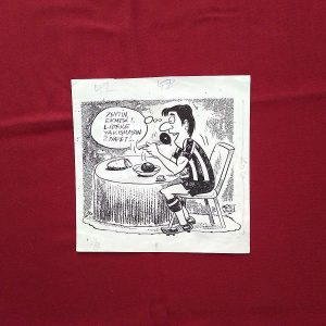 MESUT YAVUZ İMZALI ORİJİNAL KARİKATÜR 18x18 7 MESUT YAVUZ İMZALI ORİJİNAL KARİKATÜR 18×18