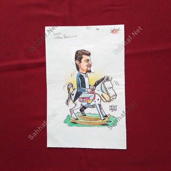 MESUT YAVUZ İMZALI ORİJİNAL KARİKATÜR Sahhaf.Net Kitap Dergi Efemera 2