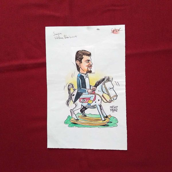 MESUT YAVUZ İMZALI ORİJİNAL KARİKATÜR 15x24 52 MESUT YAVUZ İMZALI ORİJİNAL KARİKATÜR 15×24