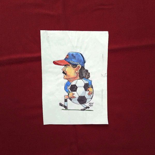 MESUT YAVUZ İMZALI ORİJİNAL KARİKATÜR 14x20 50 MESUT YAVUZ İMZALI ORİJİNAL KARİKATÜR 14×20