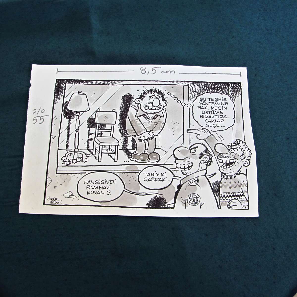 TEŞHİS KONULU ORİJİNAL KARİKATÜR 1 TEŞHİS KONULU ORİJİNAL KARİKATÜR