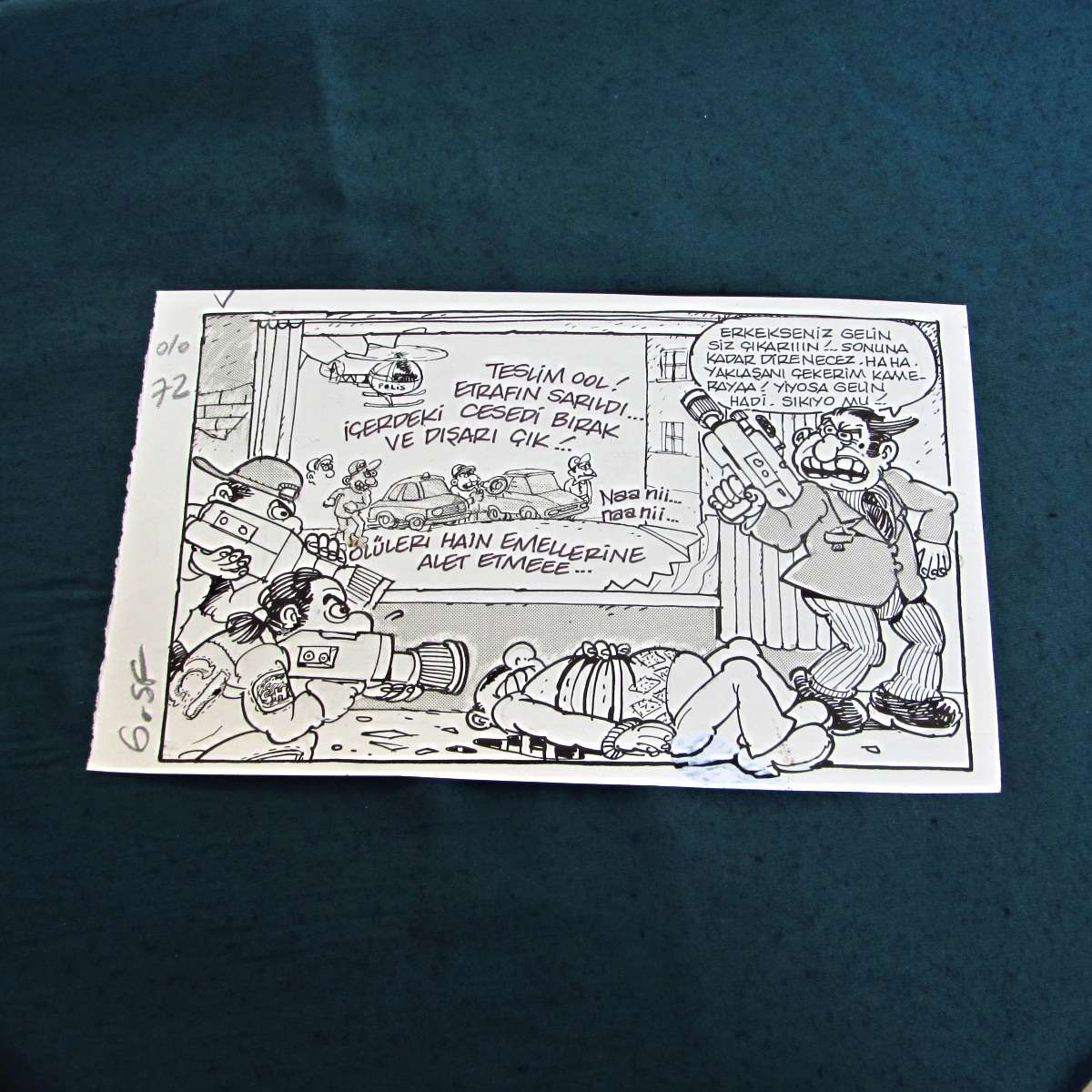 KUŞATMA KONULU ORİJİNAL KARİKATÜR 1 KUŞATMA KONULU ORİJİNAL KARİKATÜR