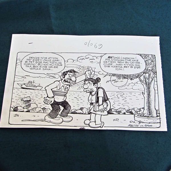 ÇEVRE KONULU ORİJİNAL KARİKATÜR 51 ÇEVRE KONULU ORİJİNAL KARİKATÜR