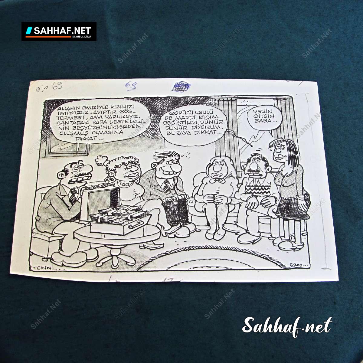 Kitap Dergi Efemera ORİJİNAL KARİKATÜR Sahhaf.Net 2 ORİJİNAL KARİKATÜR Sahhaf.Net Kitap Dergi Efemera 2