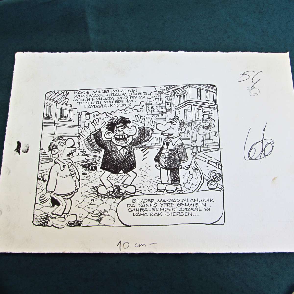 PROVOKASYON KONULU ORİJİNAL KARİKATÜR 1 PROVOKASYON KONULU ORİJİNAL KARİKATÜR