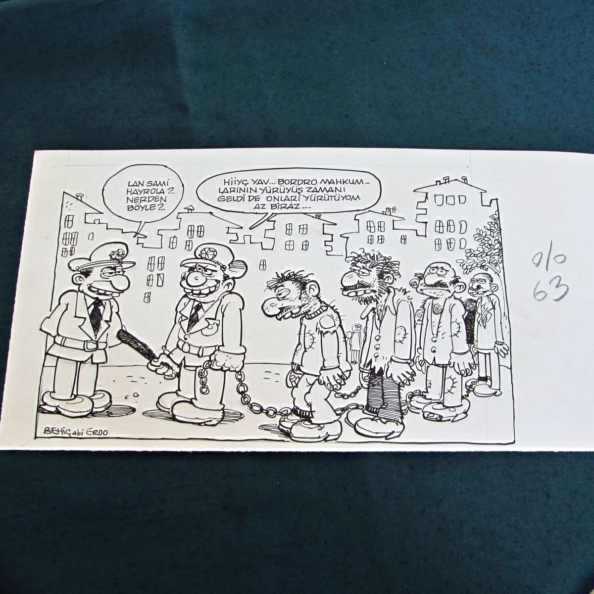 BORDRO MAHKUMLARI ORİJİNAL KARİKATÜR 1 BORDRO MAHKUMLARI ORİJİNAL KARİKATÜR