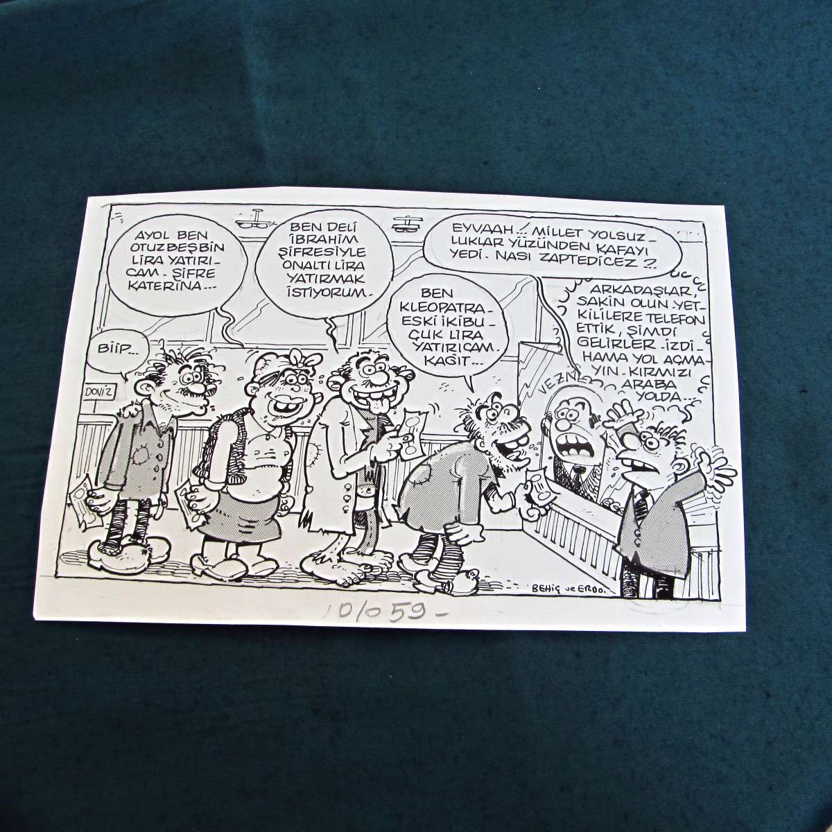 YOLSUZLUK KONULU ORİJİNAL KARİKATÜR 1 YOLSUZLUK KONULU ORİJİNAL KARİKATÜR