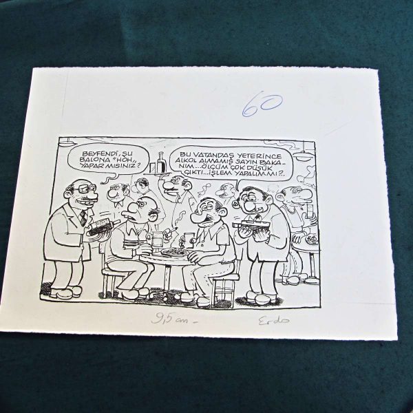 DENETLEME KONULU ORİJİNAL KARİKATÜR 54 DENETLEME KONULU ORİJİNAL KARİKATÜR