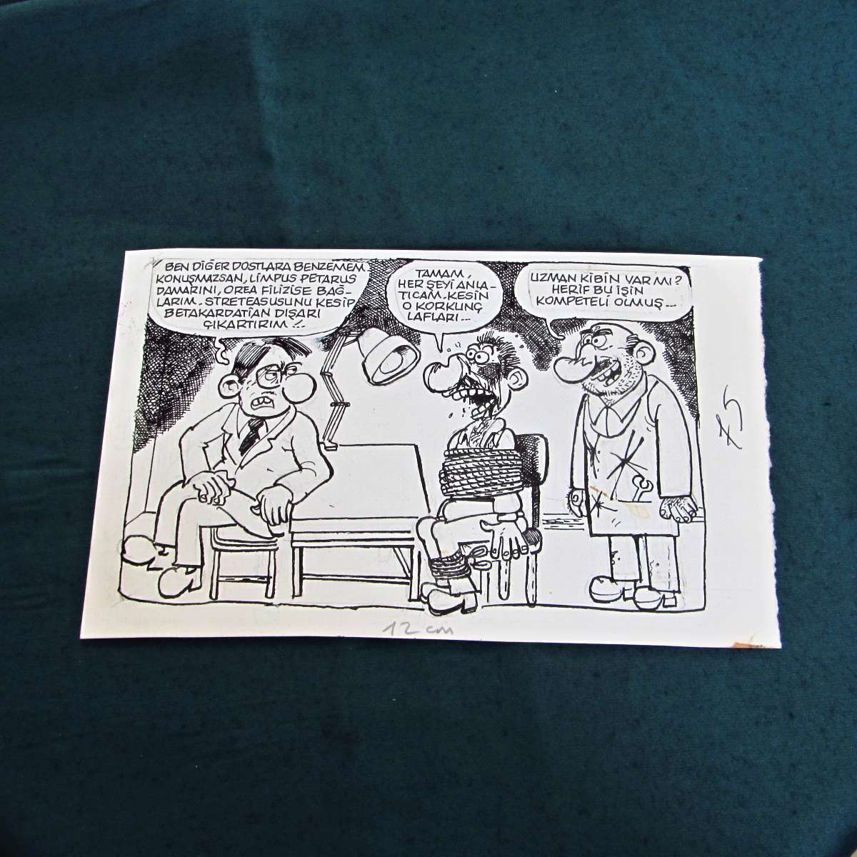 İŞKENCE KONULU ORİJİNAL KARİKATÜR 1 İŞKENCE KONULU ORİJİNAL KARİKATÜR