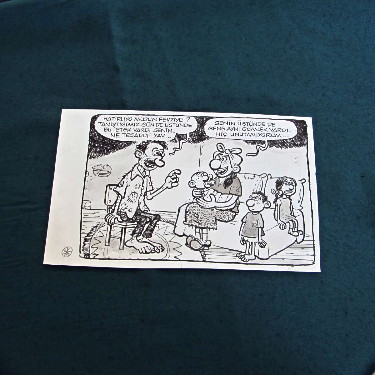 FAKİRLİK KONULU ORİJİNAL KARİKATÜR 1 FAKİRLİK KONULU ORİJİNAL KARİKATÜR