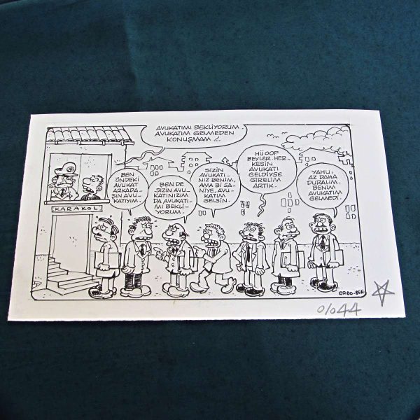 AVUKAT KONULU ORİJİNAL KARİKATÜR 41 AVUKAT KONULU ORİJİNAL KARİKATÜR