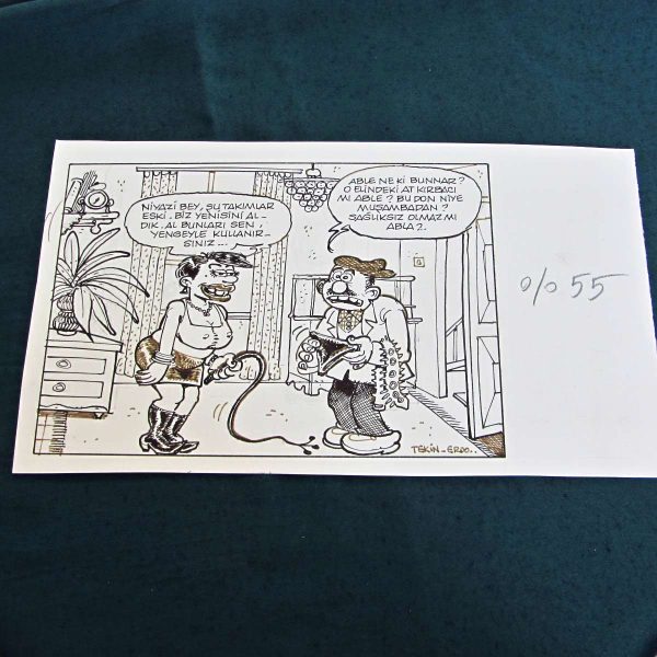 FANTEZİ KONULU ORİJİNAL KARİKATÜR 45 FANTEZİ KONULU ORİJİNAL KARİKATÜR