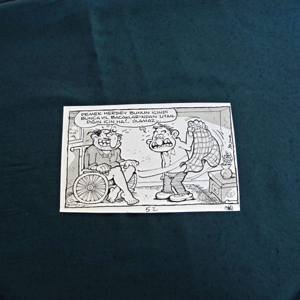 UTANÇ KONULU ORİJİNAL KARİKATÜR 46 UTANÇ KONULU ORİJİNAL KARİKATÜR