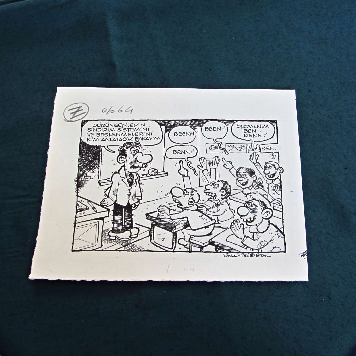 EĞİTİM KONULU ORİJİNAL KARİKATÜR 1 EĞİTİM KONULU ORİJİNAL KARİKATÜR