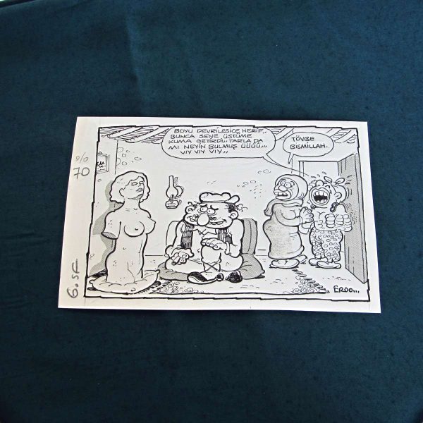 KUMA KONULU ORİJİNAL KARİKATÜR 57 KUMA KONULU ORİJİNAL KARİKATÜR