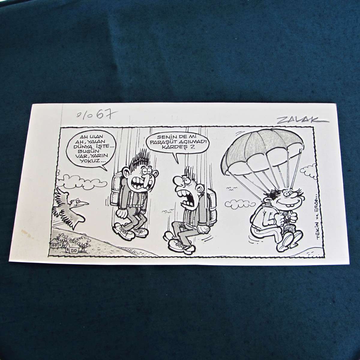 YALAN DÜNYA KONULU ORİJİNAL KARİKATÜR 1 YALAN DÜNYA KONULU ORİJİNAL KARİKATÜR