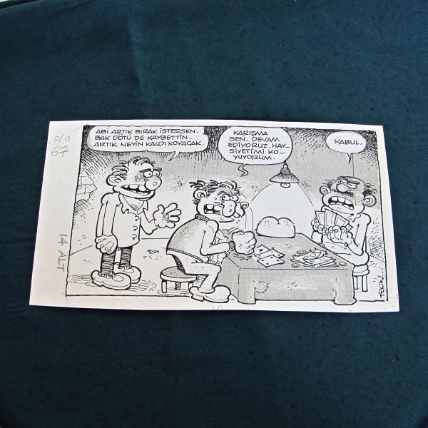 KUMAR KONULU ORİJİNAL KARİKATÜR 51 KUMAR KONULU ORİJİNAL KARİKATÜR