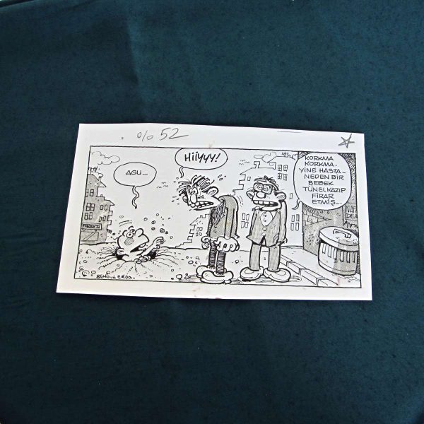 TÜP BEBEK KONULU ORİJİNAL KARİKATÜR 55 TÜP BEBEK KONULU ORİJİNAL KARİKATÜR