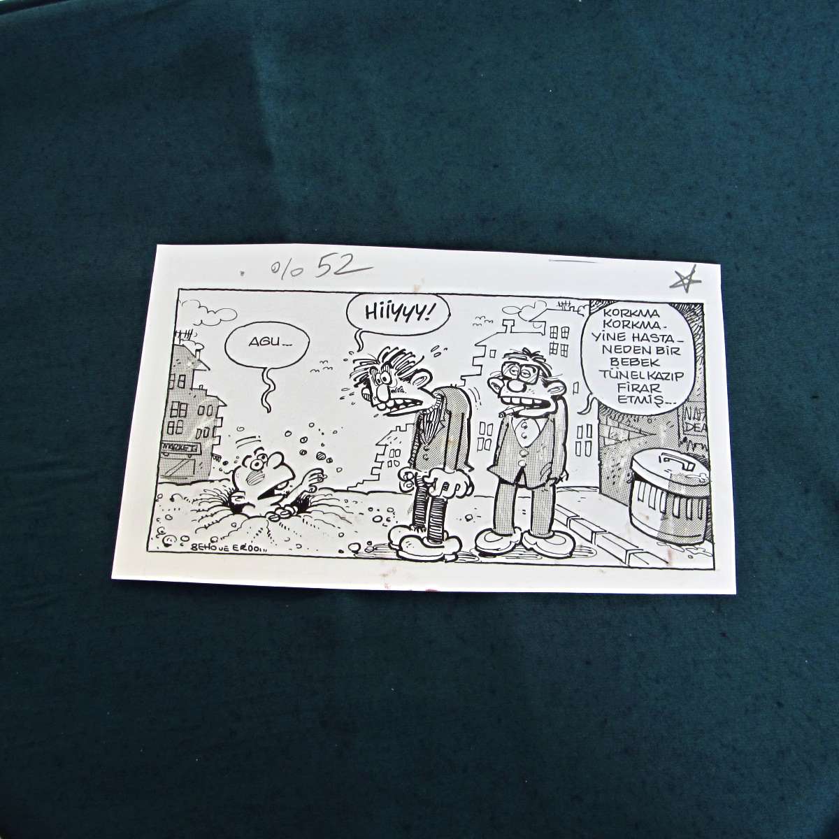 TÜP BEBEK KONULU ORİJİNAL KARİKATÜR 1 TÜP BEBEK KONULU ORİJİNAL KARİKATÜR