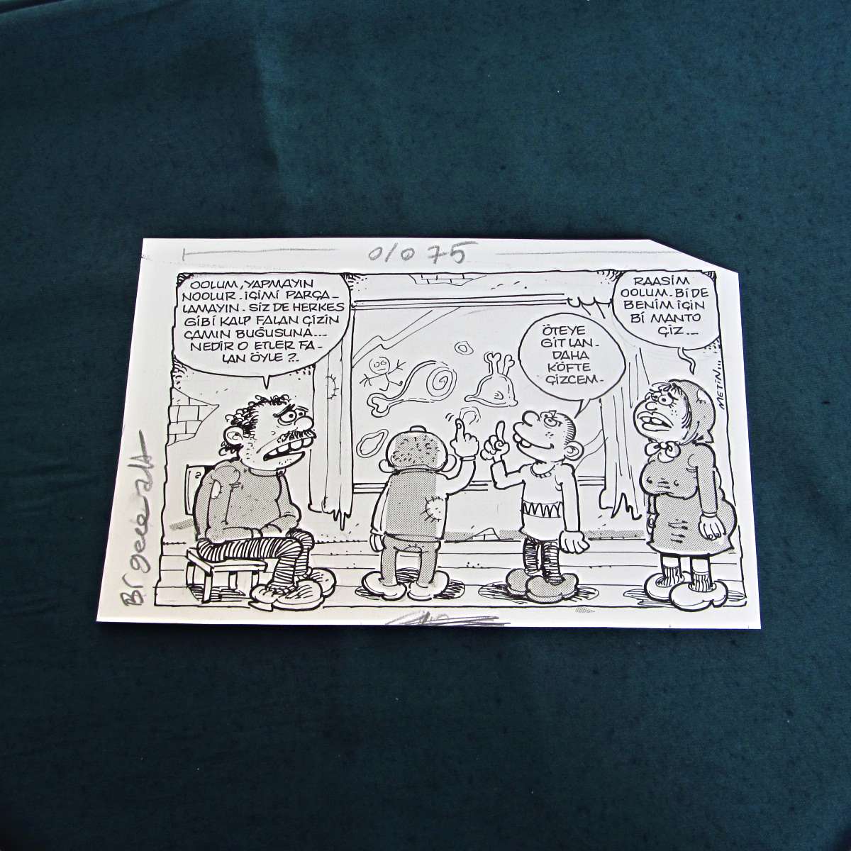 FAKİRLİK KONULU ORİJİNAL KARİKATÜR 1 FAKİRLİK KONULU ORİJİNAL KARİKATÜR