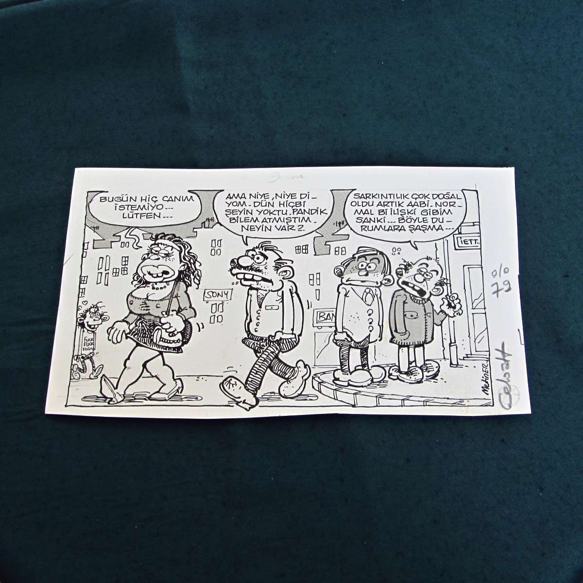 TACİZ KONULU ORİJİNAL KARİKATÜR 1 TACİZ KONULU ORİJİNAL KARİKATÜR