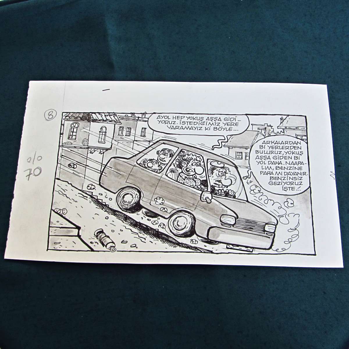 AKARYAKIT FİYATLARI KONULU ORİJİNAL KARİKATÜR 1 AKARYAKIT FİYATLARI KONULU ORİJİNAL KARİKATÜR