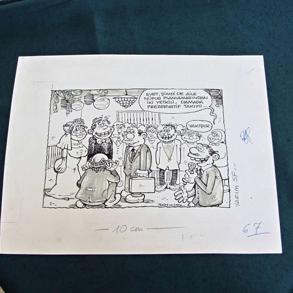 TAKI MERASİMİ ORİJİNAL KARİKATÜR 58 TAKI MERASİMİ ORİJİNAL KARİKATÜR