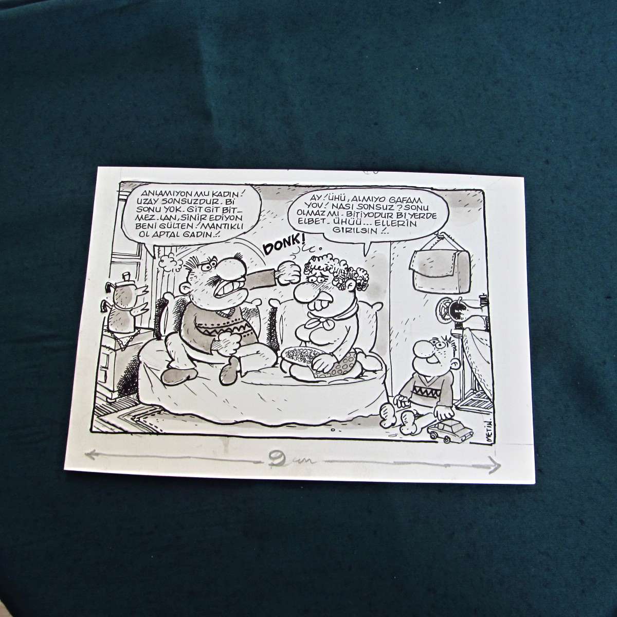 BİLGİ KONULU ORİJİNAL KARİKATÜR 1 BİLGİ KONULU ORİJİNAL KARİKATÜR